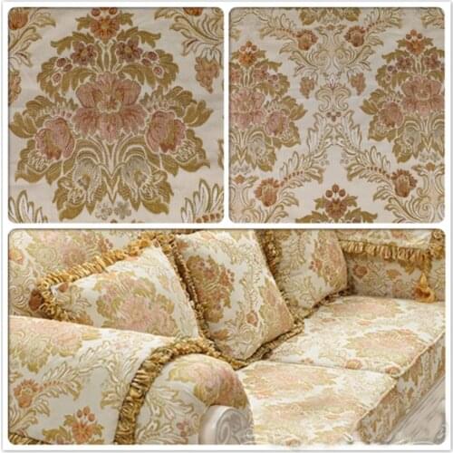 European style classical jacquard fabric for cushion sofa chair quilting sewing patchwork delicate tissue upholstery 150cm width