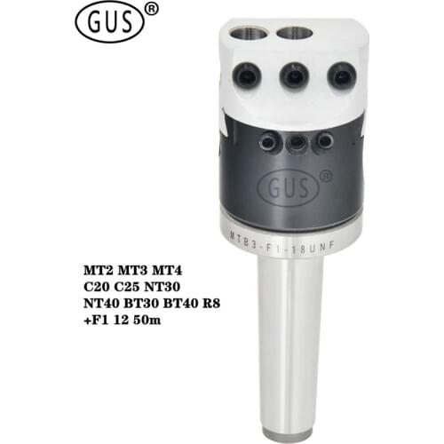 1set MT2 MT3 MT4 C20 C25 NT30 NT40 BT30 BT40 R8 F1 Morse tapping tool holder + F1 12 50mm boring head CNC lathe milling machine