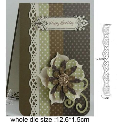 New lace border Cutting Dies for DIY Paper card Stencils for DIY Scrapbooking-photo album Decorative Paper Cards