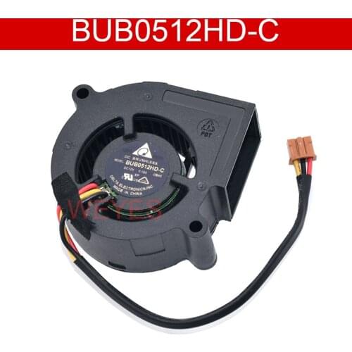 New BUB0512HD-C 5cm 5020 DC DC12V 0.18A Three Wires EP6127A Projector Turbo Fan Well Tested