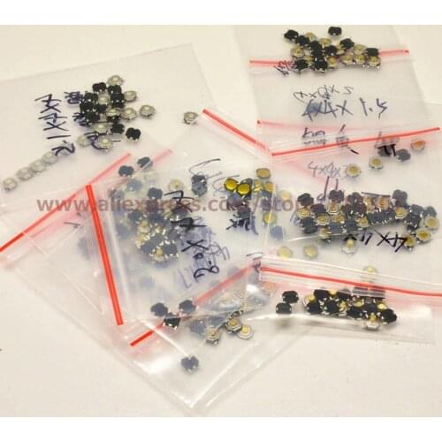 PHISCALE 4*4 Tact Switch Kit smd commonly used slim volume 11 x 20= 220pcs
