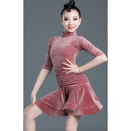Latin Dance Dress Girls Competition Performance Wear Rumba Cha Cha Samba Salsa Dancing Costumes Latin Practice Clothes DN5444