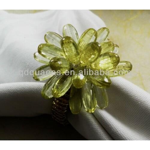 Aliexpress sold beaded wedding napkin ring