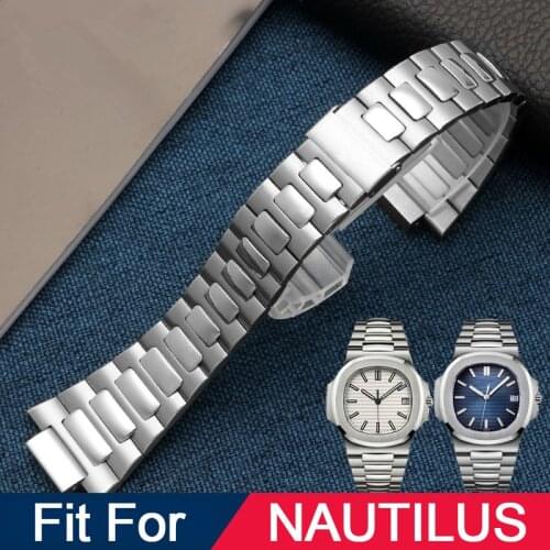 25mm Watchbands For Patek Philippe NAUTILUS 5711 5726 Watch Accessories Solid Stainless Steel Watch Band Strap Watch Bracelet