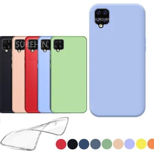 Silicone cover for Samsung galaxy A42 5G case transparent clear black blue pink TPU coque soft case for samsung galaxy A42 cover