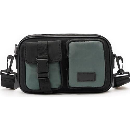 Yesetn Bag 04092021 Mens leisure messenger bag single shoulder square bag cross body bag phone bag