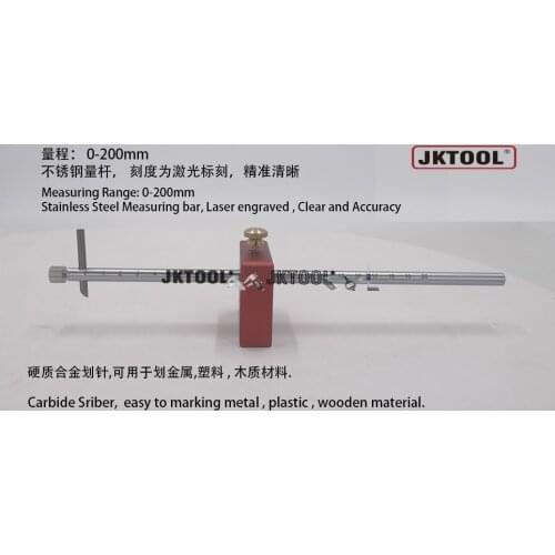 Carbide Marking Gage Aluminum Alloy Marking Gauge with Carbide scriber Marking tools