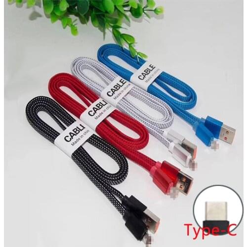 USB Type C Cable For Samsung S10 S9 S8 Xiaomi Redmi Note 7 Fast Charging USB-C Charger Mobile Phone USB Type-C Cable