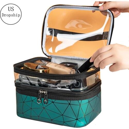 USDROPSHIP Leather Cosmetic Bags