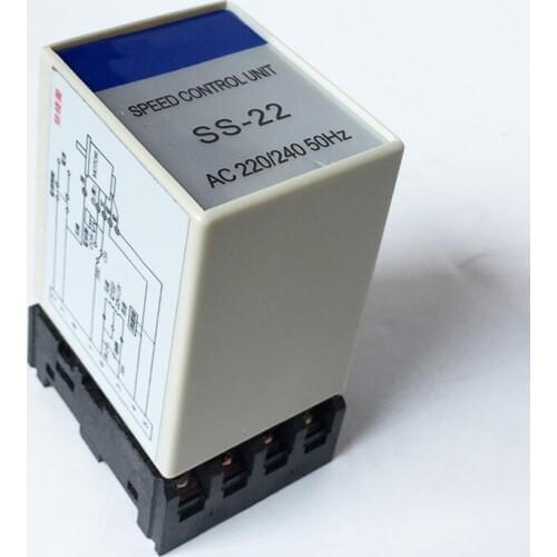 1PCS AC Motor Speed Controller with Potentiometer AC 220V/240V 50HZ 35mm Din