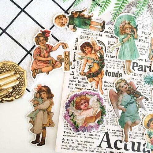 15PCS Angel baby Sticker Decoration DIY Ablum Diary Scrapbooking Label Sticker Cute Stationery