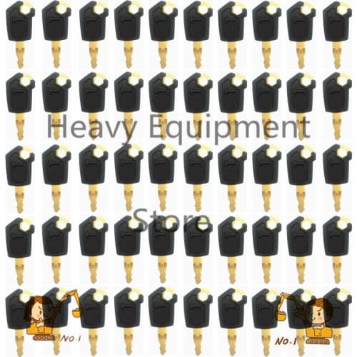 50 pcs iron key For Caterpillar Tractor Loader Truck 5P8500 Heavy Equipment Ignition Key new