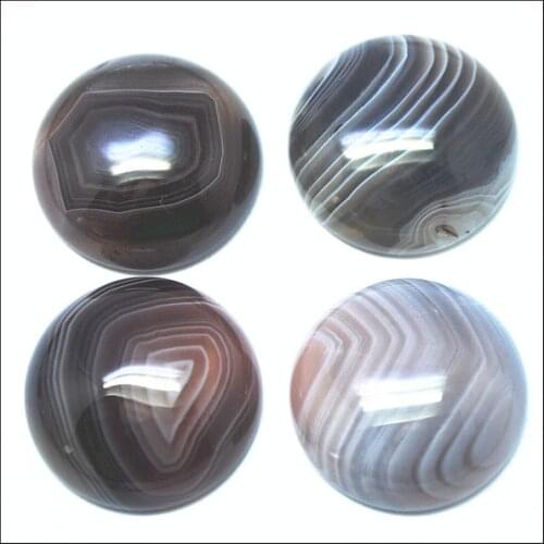 Nature Genuine Boswana agatee Stone Cabochons stone CABS charms bracelets 8mm 10mm 16mm 20mm ound shapes