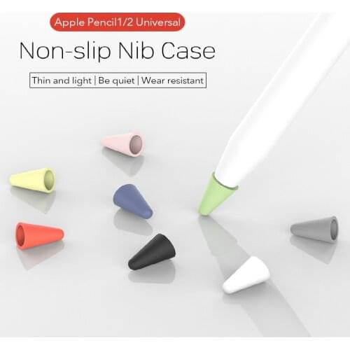 8pcs Pencil Tip Cover For Apple Pencil 2nd 1st Mute Silicone Nib Case For Pencil Cover Skin Screen Protector For iPad Pro Case