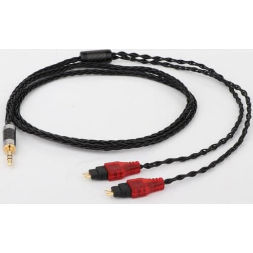 Hi-end 8 Core Balanced OCC Silver Plated Earphone Cable For Sennheiser HD580 HD600 HD650 HDxxx HD660S HD58x HD6xx