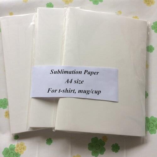A4 (100 pieces/lot) For heat transfer machine/heat press, sublimatin paper for MARK CUP