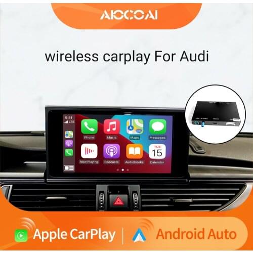 Wireless Apple Carplay Android Auto Interface Decoder For AUDI Q5 Original Screen Update