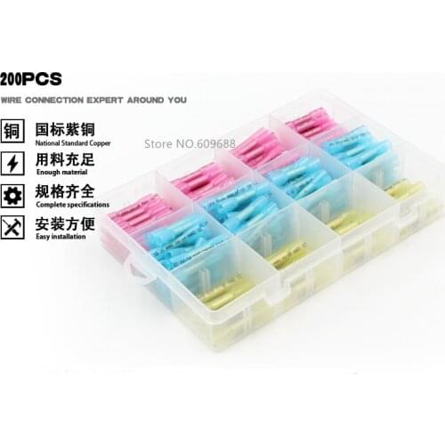 BHT Heat Shrink Connectors Waterproof Solder Wire Connectors & Heat Shrink Butt Crimp Connectors - Electrical Connectors