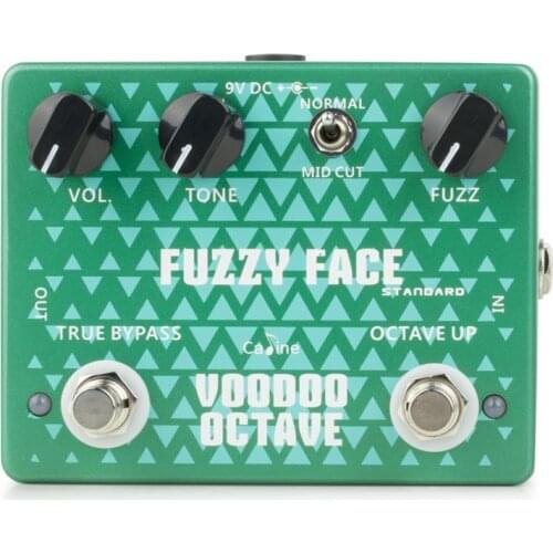 Caline CP-53 Fuzzy Face Voodoo Octave Guitar Effect Pedal True Bypass Guitar Accessories