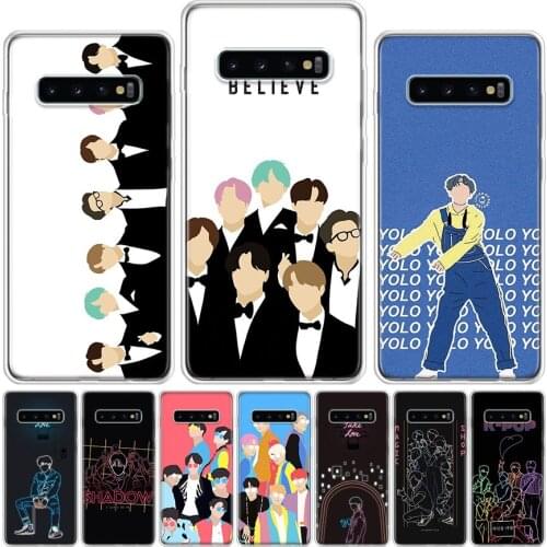 Love YourSelf Boys Kpop Cover Phone Case For Samsung Galaxy A51 A71 A50 A70 A80 A90 A01 A6 A7 A8 A10 A10S A20S A20E A30 A40 Plus