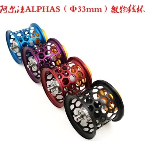 DIY DAIWA ALPHAS SV 105SH CUSTOM HONEYCOMB FISHING REEL SPOOL