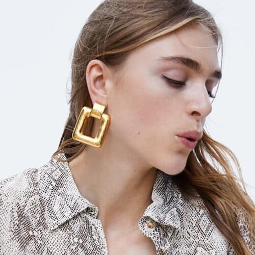 LEADERBEADS Women's Gold Earrings