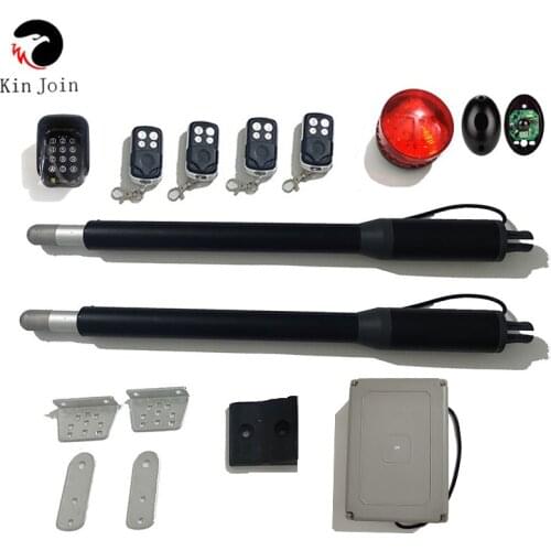 Kin Join Automatic Swing Gate Opener Linear Actuator DC Worm Gear (photocells, lamp,push button,gsm operator optional)