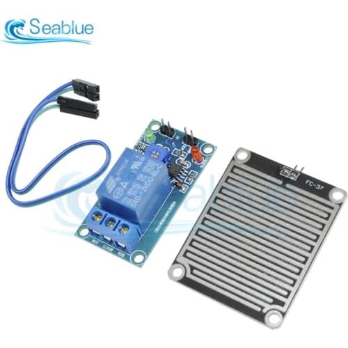 Snow Raindrops Detection Sensor Module Rain Weather Module Humidity For Arduino Relay Control Module Rain Water Sensor Module