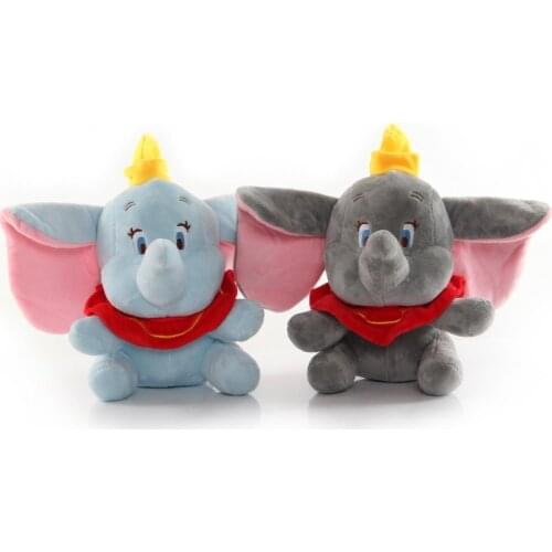 2Pcs/Lot Disney Movie Dumbo Plush Toys Kawaii Elephant Stuffed Animals Toys Dolls for Children Xmas Birthday Gift