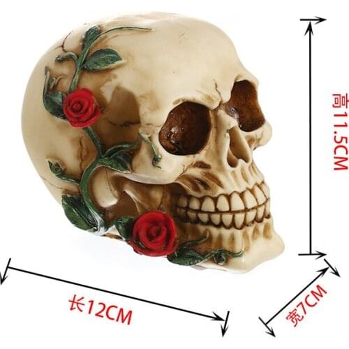 Realistic Humans Skull Model Handmade Resin Skull Model Art Teaching Sculpture Humans Skeleton Model Skeleton Brain Skull Crafts