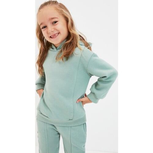 Trendyol Şardonlu In Basic Female Child Knitted Thick Sweatshirts TKDAW22SW0657
