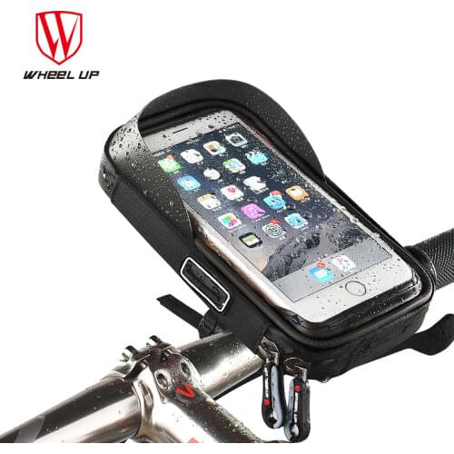 Bike Bicycle Phone Bag Rainproof TPU Touch Screen Cell Phone Holder Bicycle Handlebar Bags MTB Frame Pouch Bag 2018
