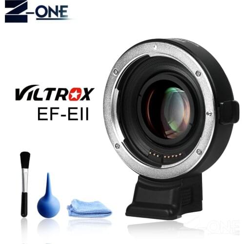 Viltrox EF-E II Auto Focus Reducer Speed Booster Lens Adapter for Canon EF Lens to Sony NEX E Camera A9 A7 A7R A7SII A6500 NEX-7