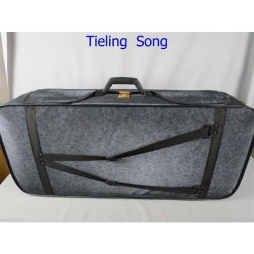 High quality rainproof cloth floret case for 4pcs violins.4pcs bow holders