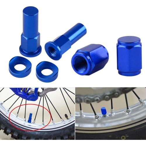 Dirt Bike Rim Lock Nuts Bolts Spacer Motocross Valve Cap For Husaberg FE FC FX TE FE TC 125 250 350 450 200 300 400 390 501