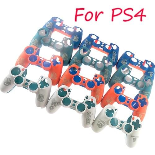 1PCS FOR PS4 rubber pattern case JDS 001 011 JDM 001 Replacement Housing Shell Case Part Kit for Sony PS4 Wireless Controller