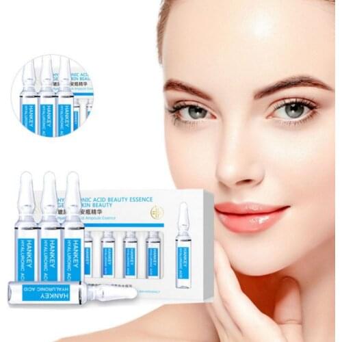 Six Peptide Hyaluronic Acid Nicotinamide Ampoule Essence Moisturizing Anti-wrinkles Firming Skin Face Serum Nourishing 7pcs/box