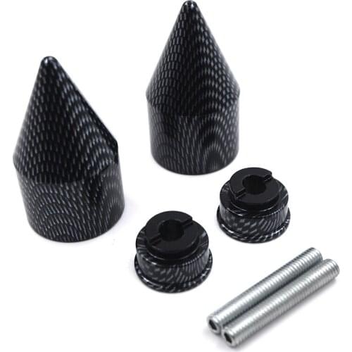Aftermarket free shipping motorcycle parts Carbon fiber Spike Bar Ends Handlebar End Caps For Honda Gold Wing GL 1800 2001-2013