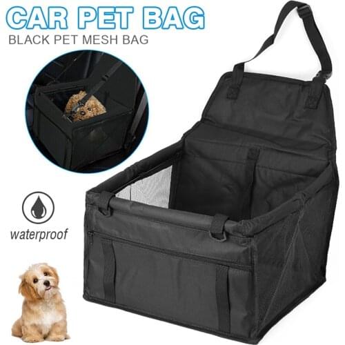 40*35*25cm Car Back Seat Waterproof Pet Dog Cat Bag Transport Carrier Bag for Small Cat Dogs Safety Travelling Bag