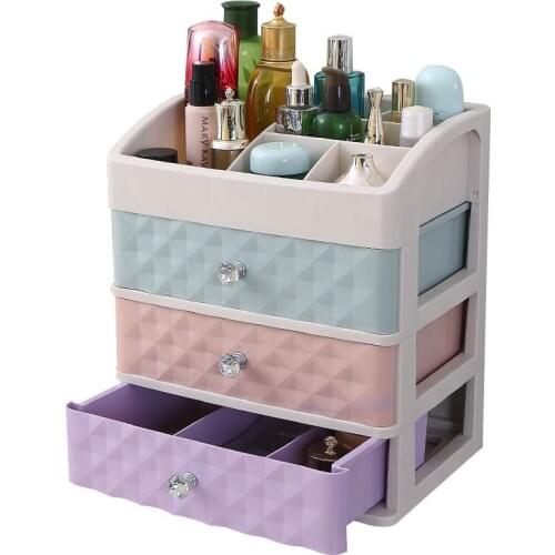 Makeup Organizer Drawers Cosmetic Organizer for Cosmetics Storage Jewelry Container Desktop DIY Multi-Layer Plastic Storage Box