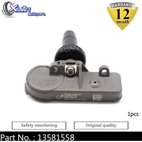 XUAN Tire Pressure Monitor Sensor TPMS 13581558 For GMC Acadia Envoy Savana Sierra 1500 2500 3500 4500 HD 2007-2016 315Mhz