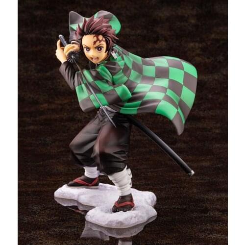 Kimetsu No Yaiba Demon Slayer Kamado Tanjirou Nezuko Tomioka Giyuu 21CM PVC Action Figure Model