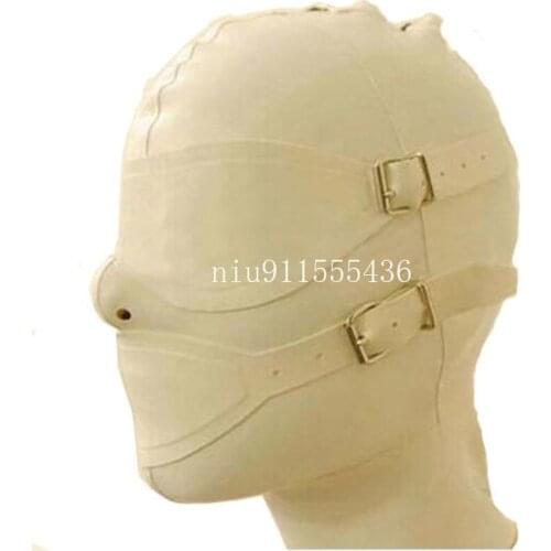 Sexy Lingerie Design Sexy Products Handmade Latex Hoods with Eyes Cover Mouth Cover(no Mouth Gags)