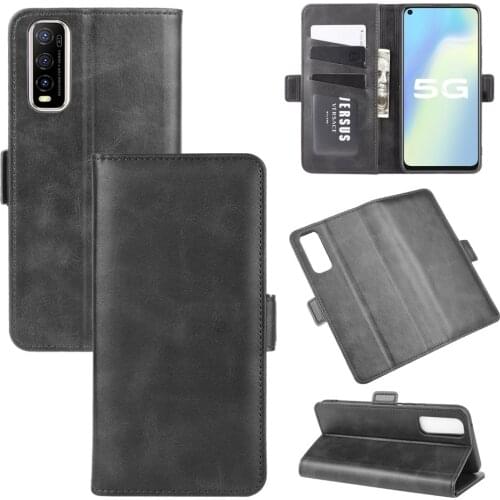 Case For Vivo Y70S Leather Wallet Flip Cover Vintage Magnet Phone Case For Vivo Y70S Coque