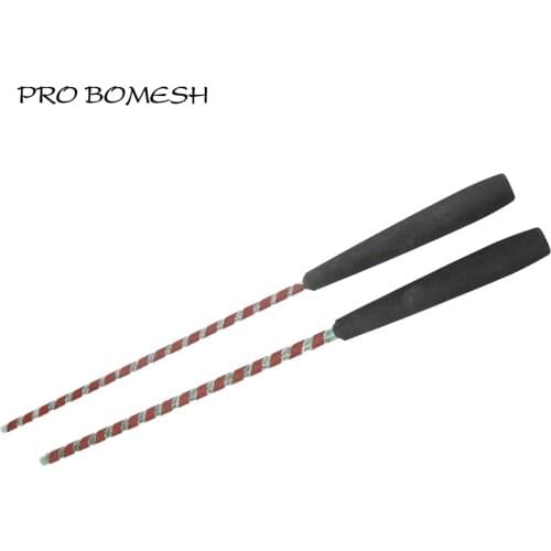 Pro Bomesh 2 Pieces Reamer Tool Kit O/D 7.5mm 9.5mm DIY Fishing Rod Building Tool Repair Component