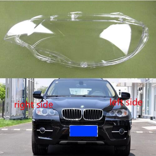 For BMW X6 2008 2009 2010 2011 2012 2013 2014 Headlights Cover Headlights Shell Mask Transparent Cover Lampshade Headlamp Shell