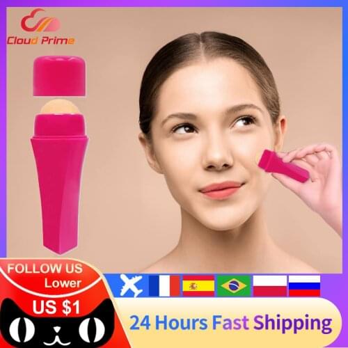 Natural Volcanic Roller Oil Control Rolling Stone Matte Makeup Face Skin Care Tool Facial Cleaning Oil Absorption Roller On Ball