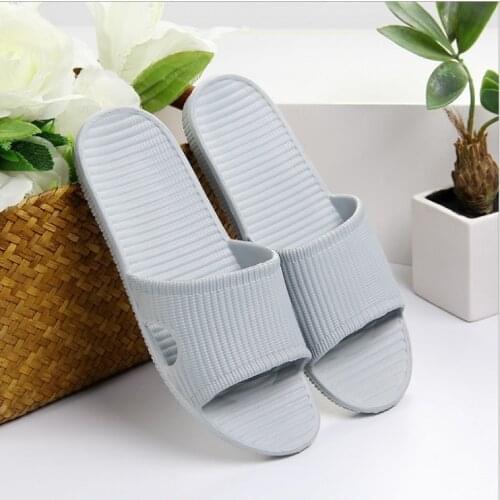 New bathroom anti slide home slippers hotel slippers womens summer home mens indoor sandals shoes for men