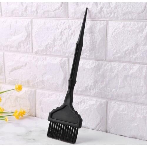 Plastic Hair Dye Comb Brush Professional Hairdressing with Nylon Hair Drying Brush Tinting Combs Hair Styling Tools