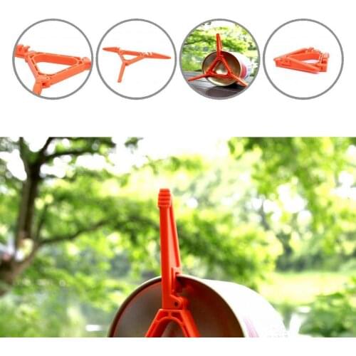 Portable Useful Camping Tool Gas Tank Stove Stand Camping Accessory Gas Canister Stand Compact for Outdoor